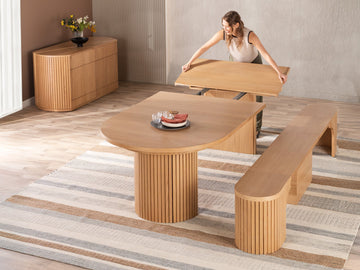 Transformer Round Dining Set - The Practical - Ornate Home