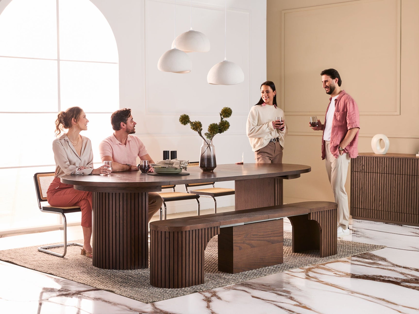 Transformer Round Dining Set - The Practical - Ornate Home