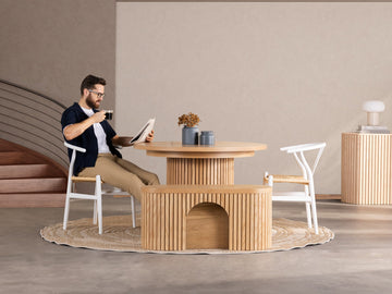 Transformer Round Dining Set - The Practical - Ornate Home