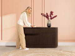 Transformer Round Sideboard - Panel Storage - Ornate Home