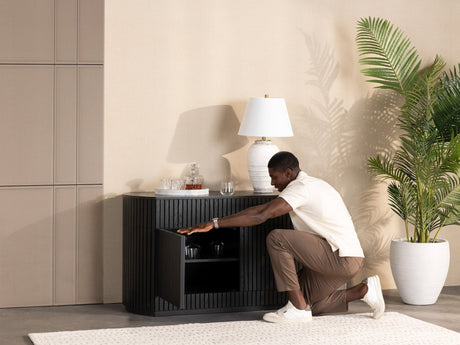 Transformer Round Sideboard - Panel Storage - Ornate Home