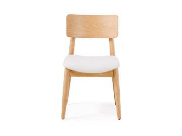 Transformer Scandinavian Oak/Creamy Round Chair (Set Of 2) - Ornate Home