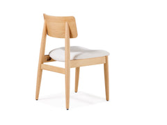 Transformer Scandinavian Oak/Creamy Round Chair (Set Of 2) - Ornate Home