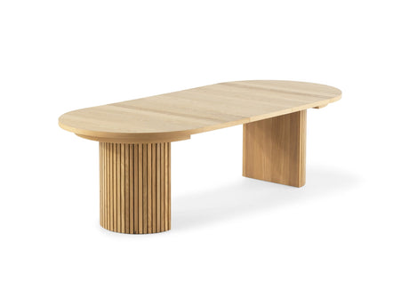Transformer Scandinavian Oak Round Dining Table - Ornate Home