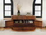 Transformer Round Sideboard - Panel Storage