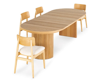 Transformer Round Dining Set - The Family | Ornate Home