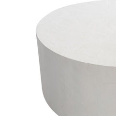 Trapani Smooth Quarry Outdoor Cocktail Table - Ornate Home