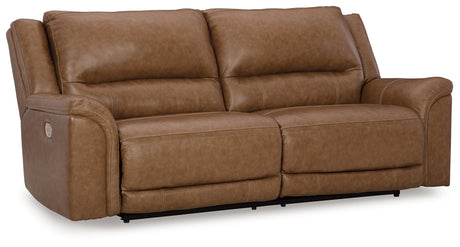 Trasimeno Caramel Power Reclining Sofa - Ornate Home