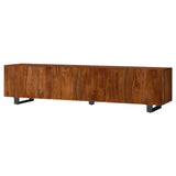 Trask Mango Brown 86-inch Wood TV Stand Media Console - Ornate Home