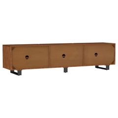 Trask Mango Brown 86-inch Wood TV Stand Media Console - Ornate Home