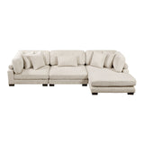 Traverse Beige 3-Piece Modular Sectional with Reversible Chaise - Ornate Home