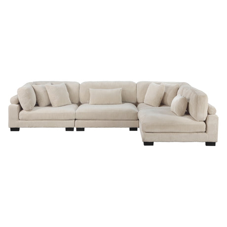 Traverse Beige 4-Piece Modular Sectional - Ornate Home