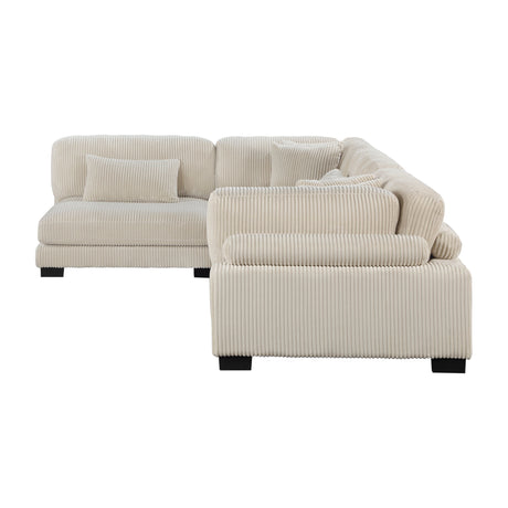 Traverse Beige 4-Piece Modular Sectional - Ornate Home