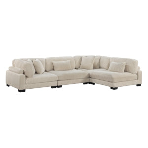 Traverse Beige 4-Piece Modular Sectional - Ornate Home