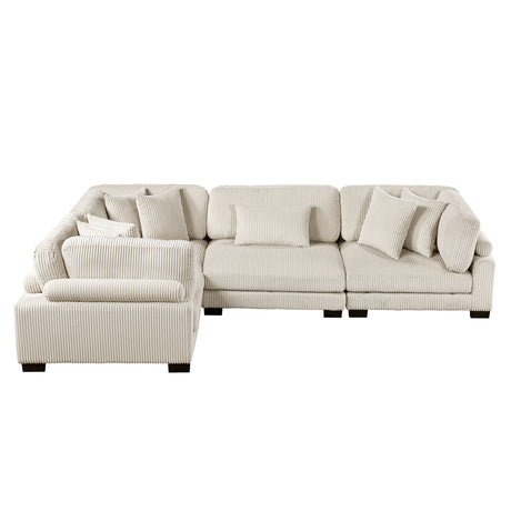 Traverse Beige 4-Piece Modular Sectional - Ornate Home