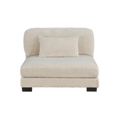 Traverse Beige 4-Piece Modular Sectional with Ottoman - Ornate Home