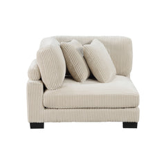 Traverse Beige 4-Piece Modular Sectional with Ottoman - Ornate Home