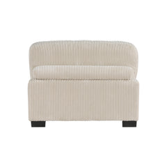 Traverse Beige 4-Piece Modular Sectional with Ottoman - Ornate Home