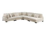 Traverse Beige 5-Piece Modular Sectional - Ornate Home