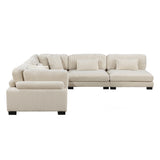 Traverse Beige 5-Piece Modular Sectional - Ornate Home