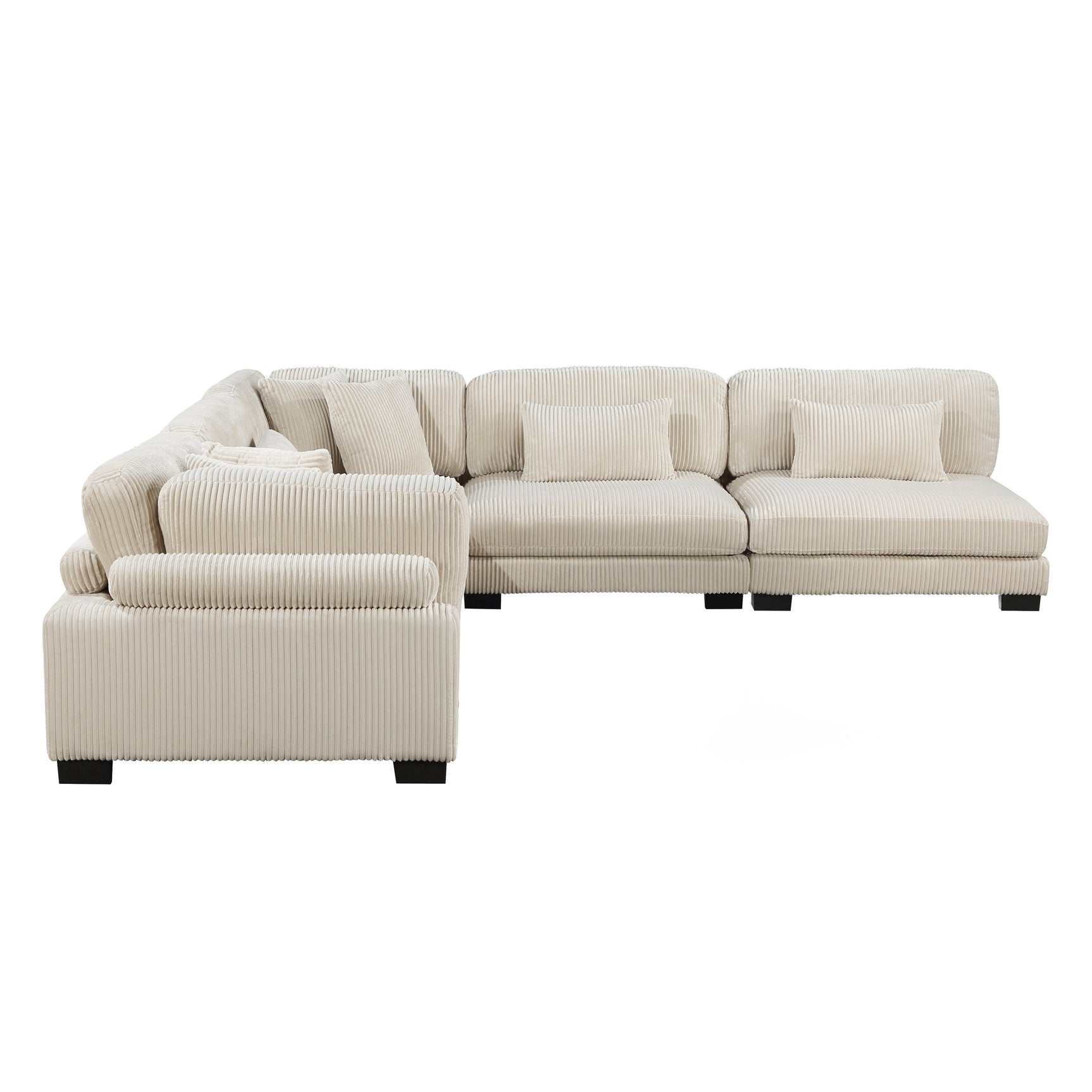 Traverse Beige 5-Piece Modular Sectional - Ornate Home