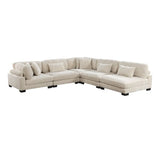 Traverse Beige 5-Piece Modular Sectional - Ornate Home