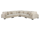 Traverse Beige 5-Piece Modular Sectional - Ornate Home