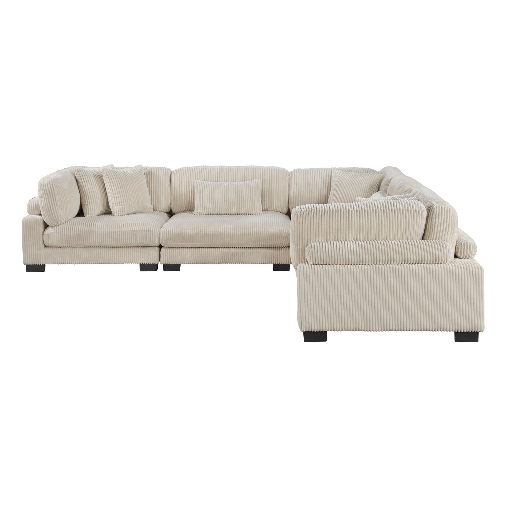 Traverse Beige 5-Piece Modular Sectional - Ornate Home