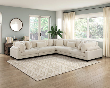 Traverse Beige 5-Piece Modular Sectional - Ornate Home