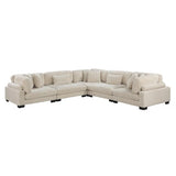 Traverse Beige 5-Piece Modular Sectional - Ornate Home