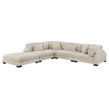 Traverse Beige 5-Piece Modular Sectional with Ottoman - Ornate Home