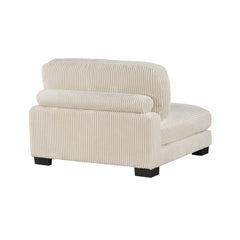 Traverse Beige 5-Piece Modular Sectional with Ottoman - Ornate Home
