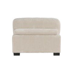 Traverse Beige 5-Piece Modular Sectional with Ottoman - Ornate Home