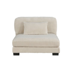 Traverse Beige 5-Piece Modular Sectional with Ottoman - Ornate Home