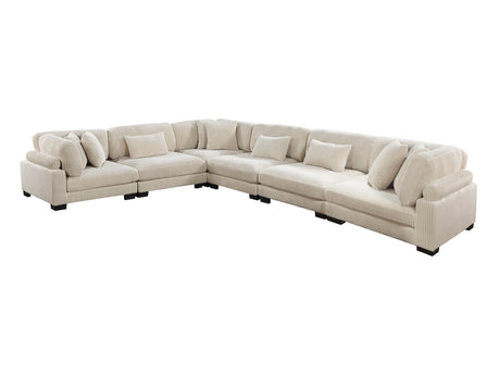Traverse Beige 6-Piece Modular Sectional - Ornate Home