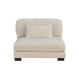 Traverse Beige 6-Piece Modular Sectional with Ottomans - Ornate Home