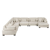 Traverse Beige 6-Piece Modular Sectional with Reversible Chaise - Ornate Home