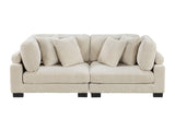 Traverse Beige Loveseat - Ornate Home