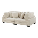 Traverse Beige Loveseat - Ornate Home