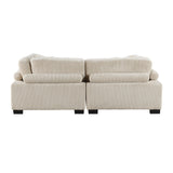 Traverse Beige Loveseat - Ornate Home