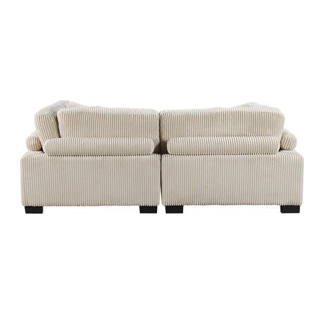 Traverse Beige Loveseat - Ornate Home