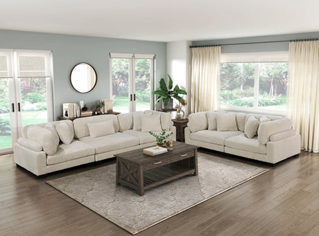 Traverse Beige Loveseat - Ornate Home