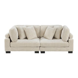 Traverse Beige Loveseat - Ornate Home