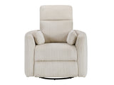 Traverse Beige Swivel Glider Reclining Chair - Ornate Home