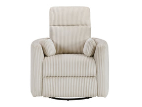 Traverse Beige Swivel Glider Reclining Chair - Ornate Home