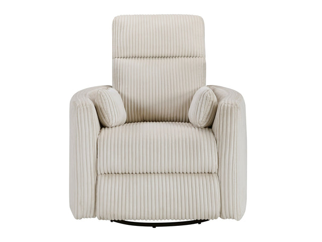 Traverse Beige Swivel Glider Reclining Chair - Ornate Home