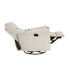 Traverse Beige Swivel Glider Reclining Chair - Ornate Home
