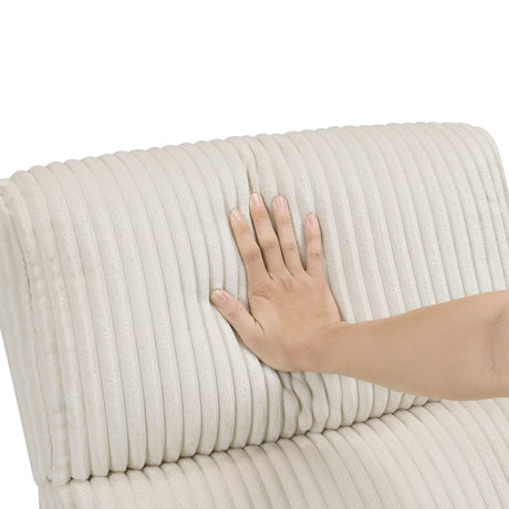 Traverse Beige Swivel Glider Reclining Chair - Ornate Home