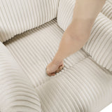 Traverse Beige Swivel Glider Reclining Chair - Ornate Home