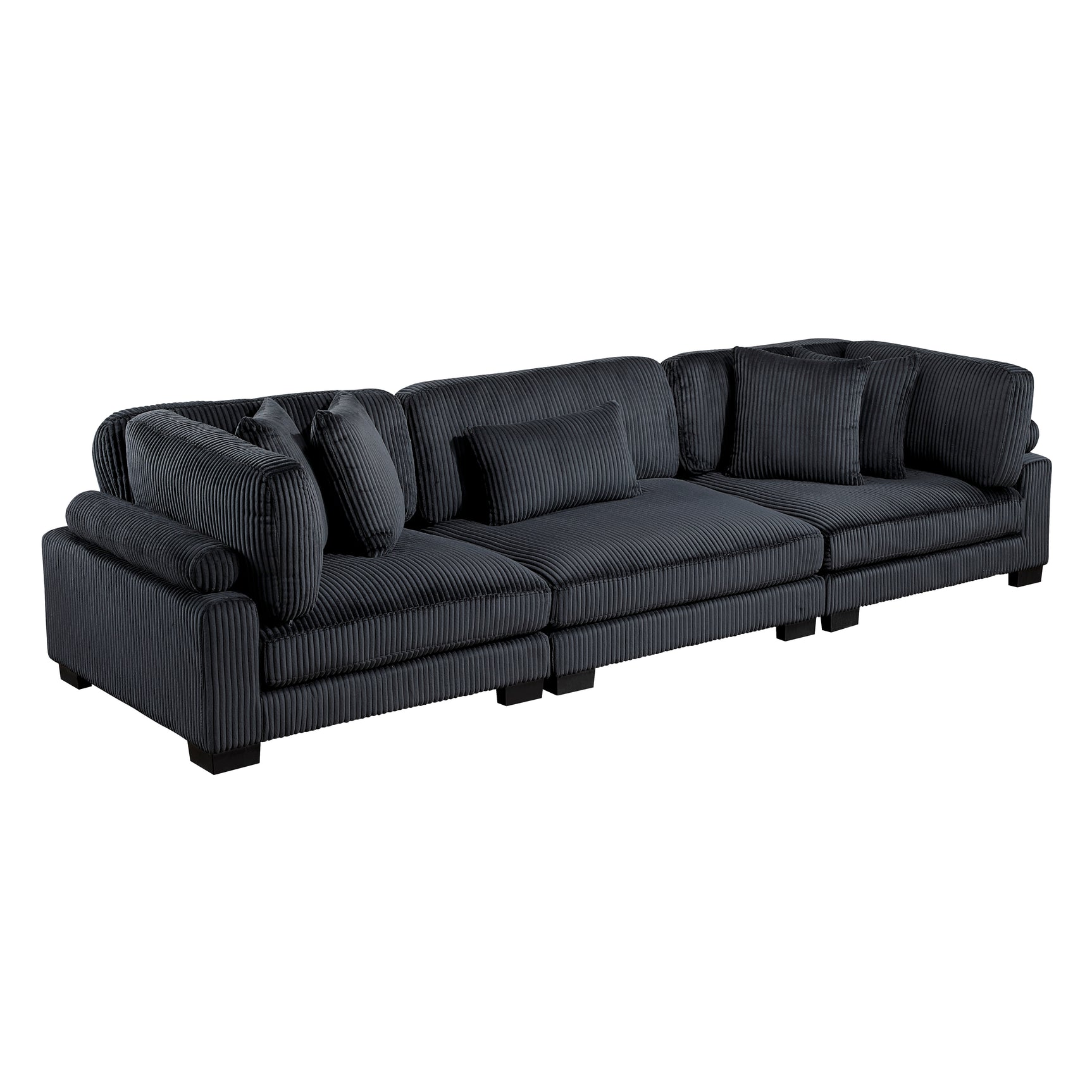 Traverse Black Sofa - Ornate Home